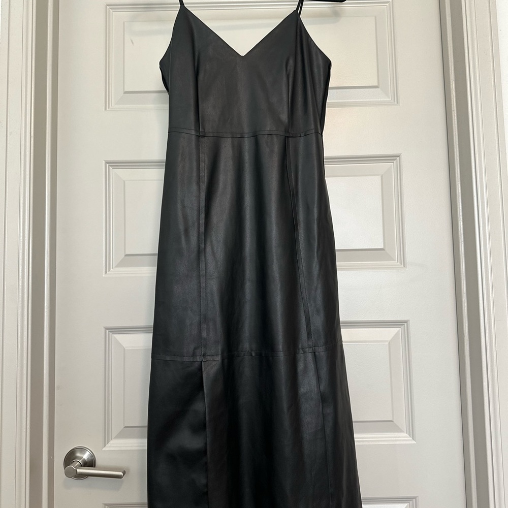 Banana Republic Black Spaghetti Strap Slip Dress